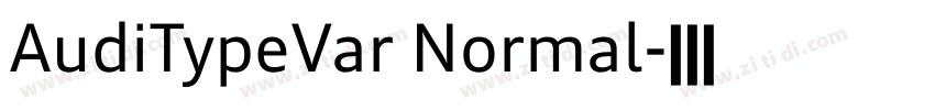 AudiTypeVar Normal字体转换 AudiTypeVar Normal字体转换